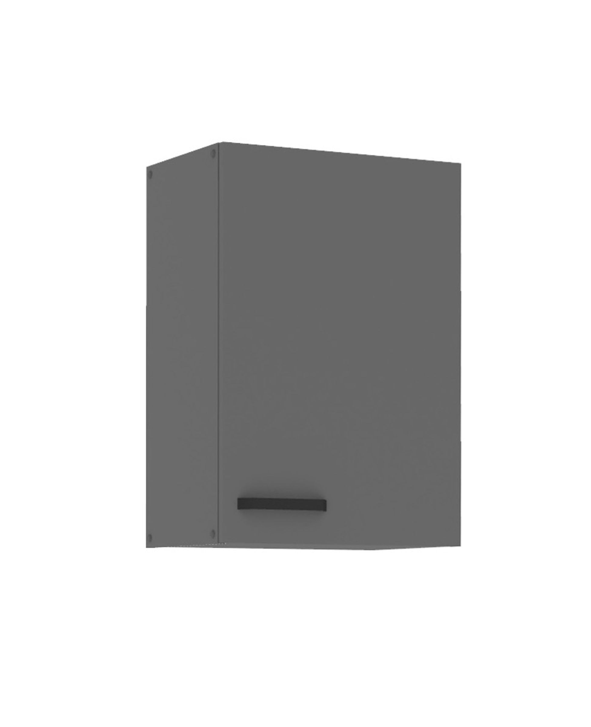 Kuechen-preisbombe Küche Nessa Hängeschrank 50 cm Anthrazit Küchenzeile Küchenblock Einbauküche
