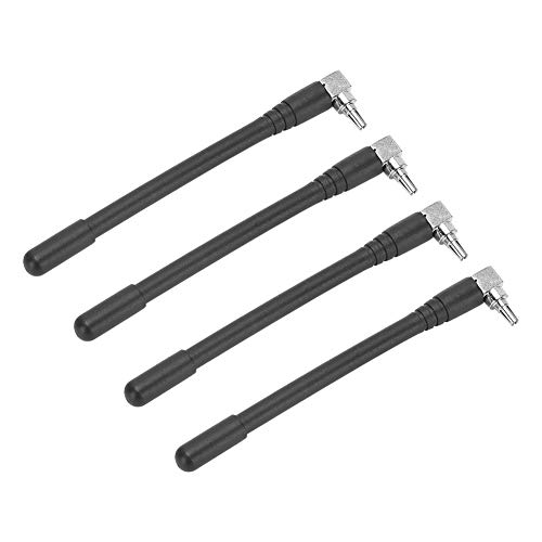 Natruss Wireless Antenna, External Antenna Black 4Pcs Routing Antenna, WiFi Antenna Antenna, for Routers for Home