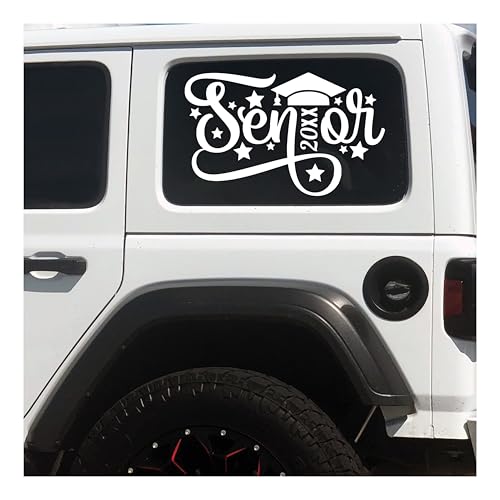 Class of 2026 2027 Vinyl Decal, 2026 2027 Graduation Car Decorations, Senior Car Sticker, Choose Your Class Year, Size and Colors