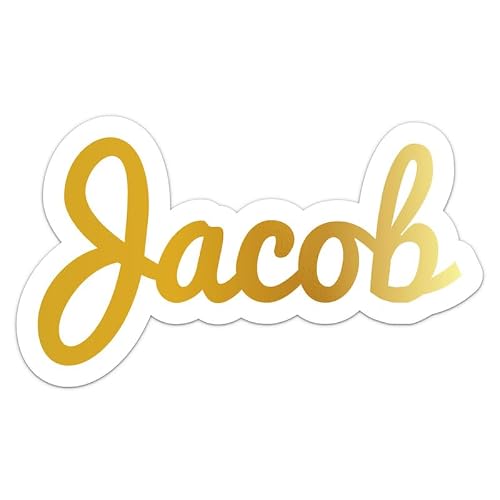 Generic Jacob Name Sticker - Vinyl Waterproof Decal for Car, Laptop, Wall, Window, Book Case, Water Bottle, Bumper Sticker Size - 3'' Longer Side