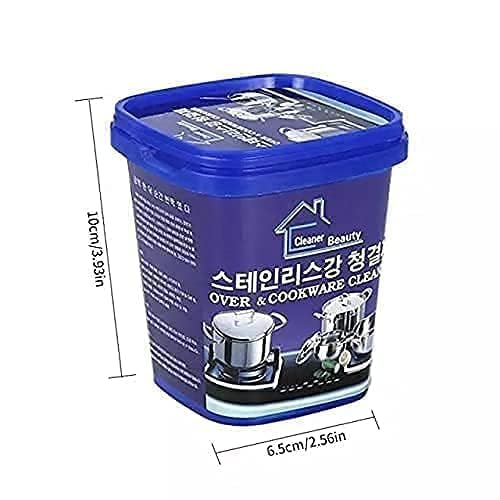 Xeerabdi Oven & Cookware Cleaner Powder | Boom Wash Cleaning Paste for Kadai,Utensils,Stainless Steel Pots and Pans | Powerful Stain Remover for Grease,Burnt Residue,Dirt | Kitchen Cleaning Solution