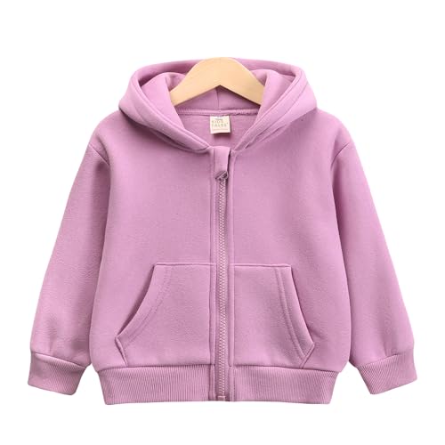 Kids Tales Youth Brushed Fleece Zipper Tracksuit Thick Cotton Zip Up Hoody Sweatshirt + Sweatpants Jogger Outfits Set3