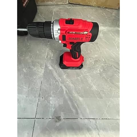 SOARFLY Cordless Drill Set, Power Electric Drill Kit with Battery and Charger Cover