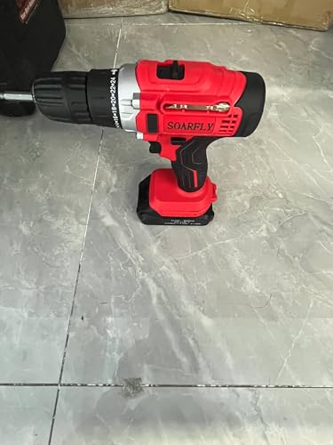 SOARFLY Cordless Drill Set, Power Electric Drill Kit with Battery and Charger