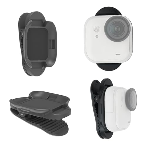 ZLiT Insta360 GO Ultra用バックパッククリップ マグネット式クイックリリースバックパックストラップマウント GO ウルトラアクションカメラブラケットクランプ用 (ブラック)