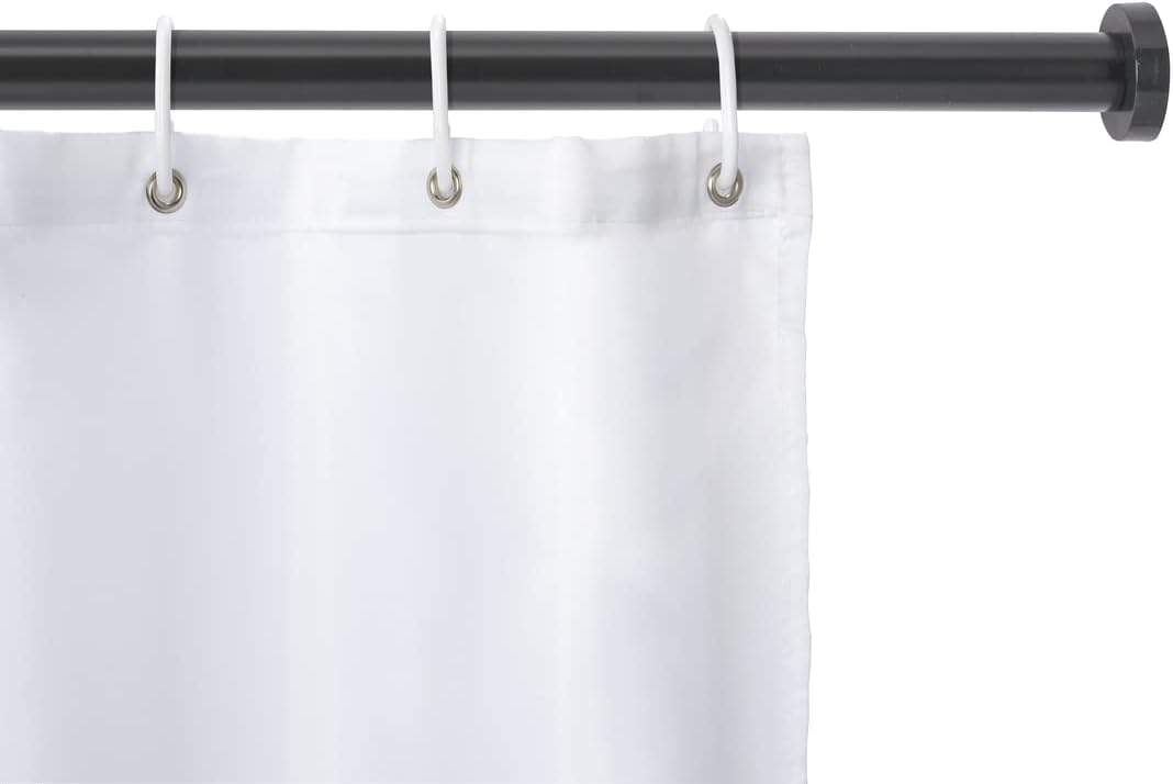 WENKO Luz Telescopic Shower Rail 110-185cm Black