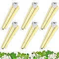 Barrina 3FT T8 Grow Light, 180W(6 x 30W), 1000W Equivalent, Full Spectrum, Plant Light, Growing Lamp Fixture, LED Grow Light Strips, for Indoor Plant, Greenhouse, Linkable Design, Yellow, 6-Pack