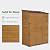 MCombo Large Outdoor Storage Shed with 6 Shelves, Outside Wooden Storage Cabinet with Double Lockable Doors, Oversize Garden Tool Shed with Waterproof Asphalt Roof for Patio Yard Lawn 1738 (Natural)