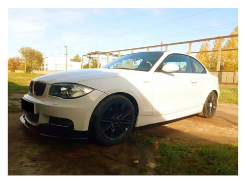 Diffuseur carbone BMW E82 : spoiler avant look sport premium
