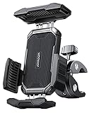 JOYROOM Motorcycle Phone Mount, Bike Phone Holder for Bicycle - 2024 Newest Security Clamp - One Hand Operation Handlebar Phone Mount for ATV Scooter for iPhone, Samsung, More 4.7'- 7.2' Cell Phone