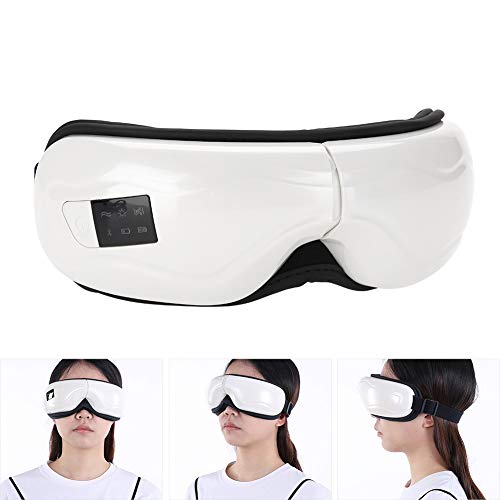 Preisvergleich Produktbild 5 Modi Augenmassage, Augenmassagegerät, Schönheitsmaschine Schlafgerät mit Musik Luftkompression und Heizfunktion weich für Migräne gegen Augenringe Entspannung der Augen
