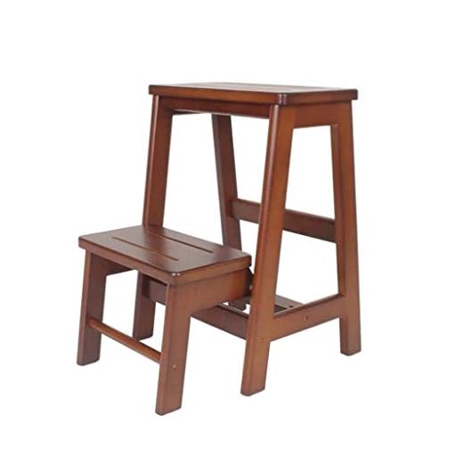 Multi-functional Household 2-Step Stool Anti Slip Feet Easy To Store Foldable Design Nash Ideal For Home Kitchen Garage Step Stool Bearing Weight 150kgt