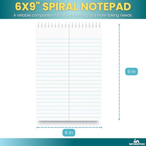 Carnet de notes 80 feuilles ligné Gregg pour secrétariat