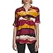 Calvin Klein Women's Sportswear Blouse,Ochre Multi,S