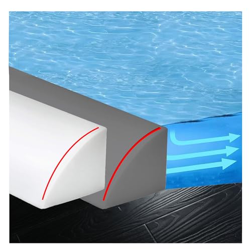 Bande de protection contre les éclaboussures de 150 cm x 1,6 cm x 2,7 cm, autocollante pour douche, stoppeur d'eau pour sol de douche, seuil(gris)