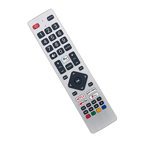 Nouvelle télécommande de Remplacement -VINABTY-Fit pour Bush/Polaroid/Technika/Sharp/Blaupunkt Télécommande TV 50BN3KA 50BN2KA 50BL5KA 50BL5EA 50BL3KA...