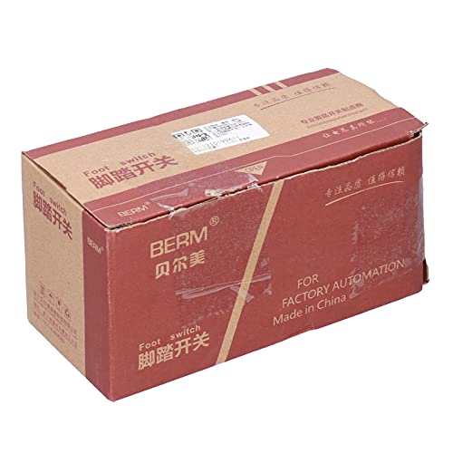 Interruptor de pedal robusto de 250V para control de automatización industrial 3