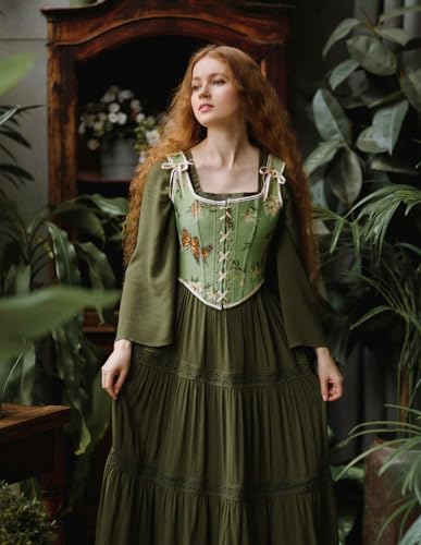 Image of Scarlet Darkness Women Renaissance Corset Pirate Bustier Top Bodice Bodyshaper