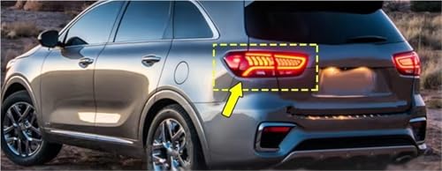 Ensemble de feu arrière pour KIA Sorento 2019 feu stop intérieur - 2