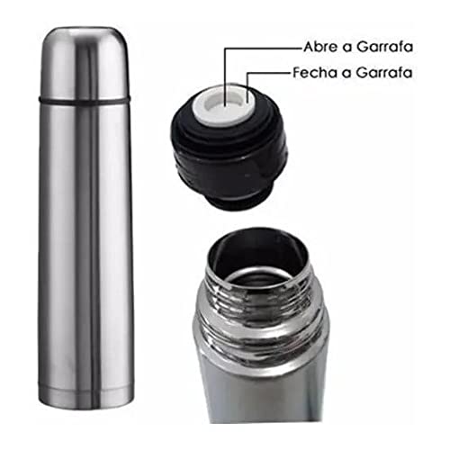 Garrafa Térmica de Inox 1 Litro