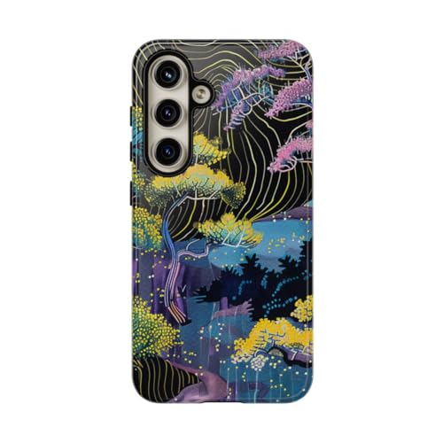 Coque Samsung S24 paysage d'arbre coloré pour sublimer votre smartphone
