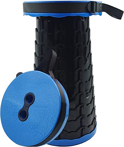 BOFA Eco Tableware Camping Taburete Plegable Portátil, Ajustable Telescópico Taburete de Altura para Acampar, Pesca,...