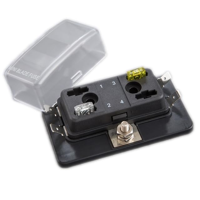 Optifuse BLM-304 Fuse Block for Mini Blade, 4P (1EA)