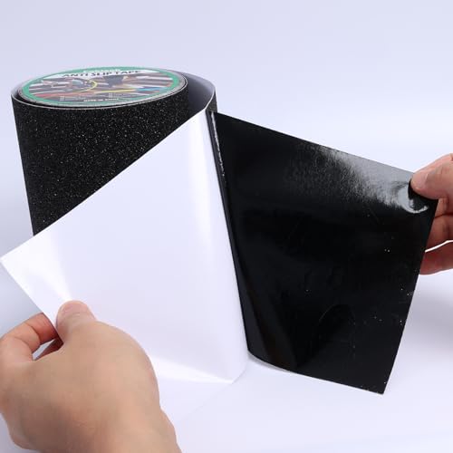 Image of 6 inch x 30' Heavy Duty Anti Slip Tape, Grip Tape Waterproof High Traction Non-Skid Tape for Outdoor Steps, Stairs, Skateboards, Ramps, Indoor & Outdoor Safety.