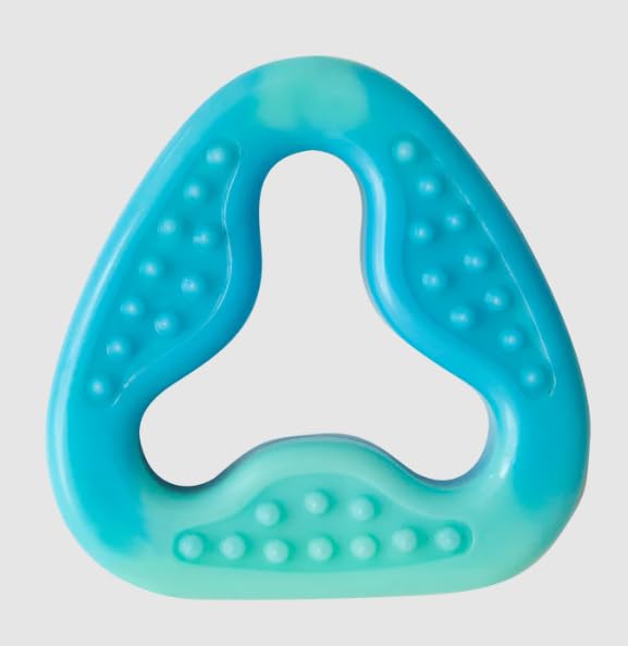 Snugarooz Go Stuff Yourself Triangle Toy - Eco-Conscious , Treat-Dispensing TPR Design - Durable, Interactive Fun for Chewing, Tossing &