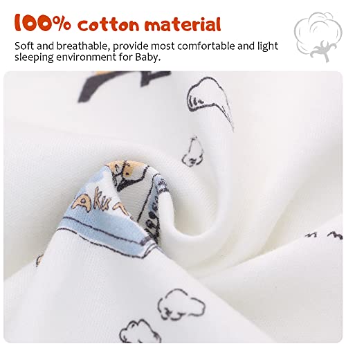 Miracle Baby Sleep Bag Long Sleeve Sleeping Bag Super Soft Temp Regulating Sleeping Sack 100% Cotton Premium Quilted Baby Wearable Blanket 6-18 Months (Orange Castle) #TOP1