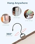 BAGSMART Cubes d'emballage suspendus pour le voyage, 6 Set Clear Imperméable Cubes d'emballage pour Valises, Organisateur de rangement pour le placard suspendu avec fermeture à glissière, poignées et crochet bébé rose