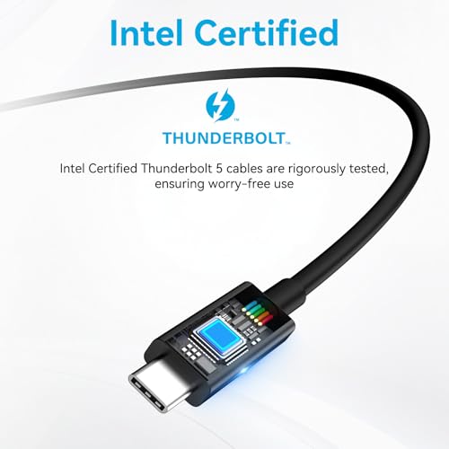 ACASIS Enclosure SSD M.2 NVMe 80Gbps con Cable Thunderbolt 5 miniatura 4
