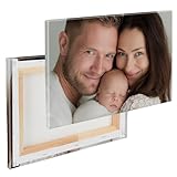 druck.de Ihr Foto auf Keilrahmen - personalisierte Leinwand mit Holzrahmen - Wandbild mit Wunschmotiv personalisieren - Fotogeschenk selbst gestalten (150B x 100H cm)