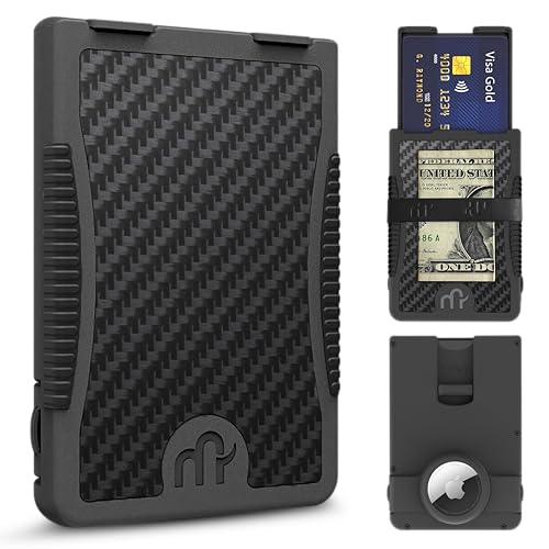 Mammoth Gear Co. TITAN Front Pocket Wallet for Men, Slim RFID Blocking Wallet with AirTag Holder, Compact Credit Card Holder with Money Band, Minimalist Card Organizer, Travel Wallet Gift Set