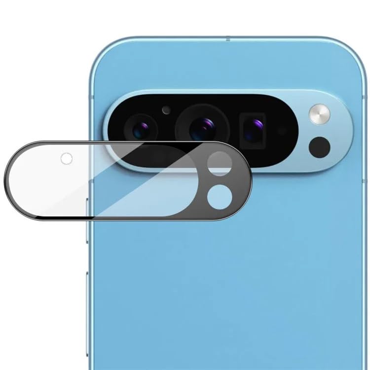 Image of Xmon Camera Lens Protector for Google Pixel 9 Pro (1 Pack) - 3D Premium Tempered Glass, Ultra-Clear, Anti-Scratch, Easy Installation - Black Pixel 9 Pro