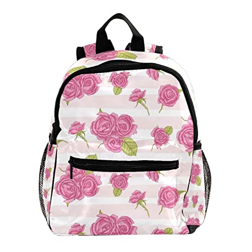 Sac à dos de 30,5 cm multicolore au motif floral résistant