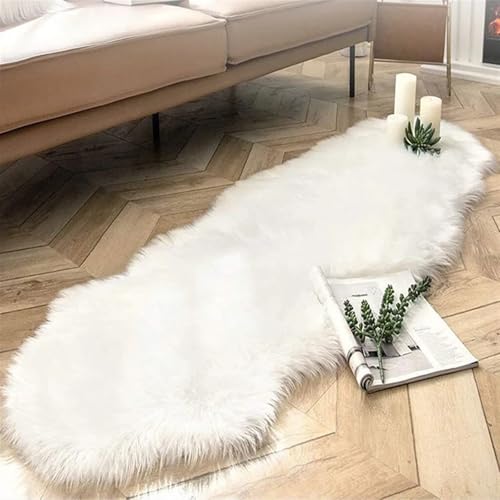 Moquette moelleuse blanche de qualité supérieure en peluche 60x90 - 3