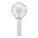 Produktbild Sommer Ventilator FORH Mini Handheld USB Personal Fan Aufladbarer Batterie Lüfter Kraftvoller und geräuscharmer Turbo-Ventilator Beweglicher Tischventilator Lüfter zum Kühlen (White)