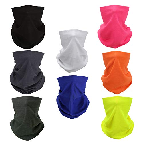 Image of Elastic Headwear Bandana Headband Half Face Mask Scarf Neck UV Sun Protection