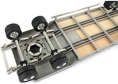 TOUCAN RC HOBBY US in Stock Metal Trailer Plate 887.6 * 190 * 78MM for LESU 1/14 RC Truck Model Car