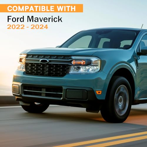 Image of Mud Flaps Mud Guards Replacement for 2022-2024 Maverick Front Mudflap and Rear Mudguard No Drilling Required 4pc Set