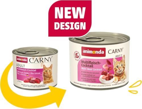 animonda Carny Adult Katzen Nassfutter Multifleischcocktail (6 x 200g)