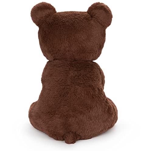 Gund Finley Teddy Bear, Premium Stuffed Animal For Ages 1 And Up, Chocolate Brown, 13” #TOP3