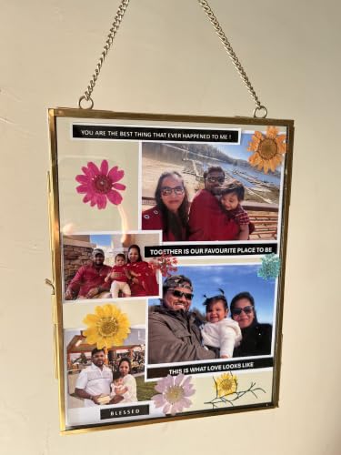 Image of HBH Acrylic Display Frame with Photo Home Office Decor Accent | Customized Photo Frame