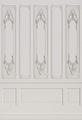 Leyiyi 5x7ft Vintage Room Inside Backdrop European Frame Modern House French Castle Cementery Wall Retro Style Photo Background Cowboy Kids Birthday Portrait Studio Prop Vinyl Wallpaper