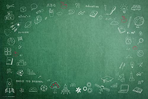 Sous-main de bureau pour garçons et filles - Back to School - en vinyle de qualité supérieure - 60 x 40 cm - Sous-main antidérapant avec meilleure protection - Fabriqué en Allemagne Cover