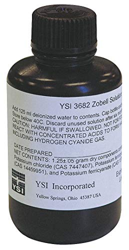 YSI 3682 Zobell Solution,270.0 to 198.5 mV,125 mL