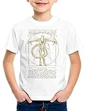 style3 Xenomorfo de Vitruvio Camiseta para Niños T-Shirt Ripley Cine da Vinci,...