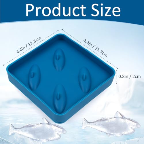 Molde de Hielo de Silicona con Diseño de Tiburón miniatura 2