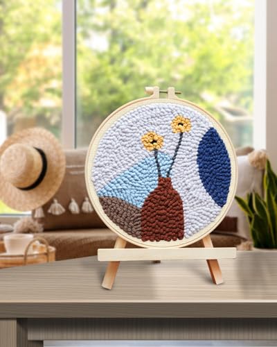 Image of TINDTOP Punch Needle Kits, Punch Embroidery Kits for Adults